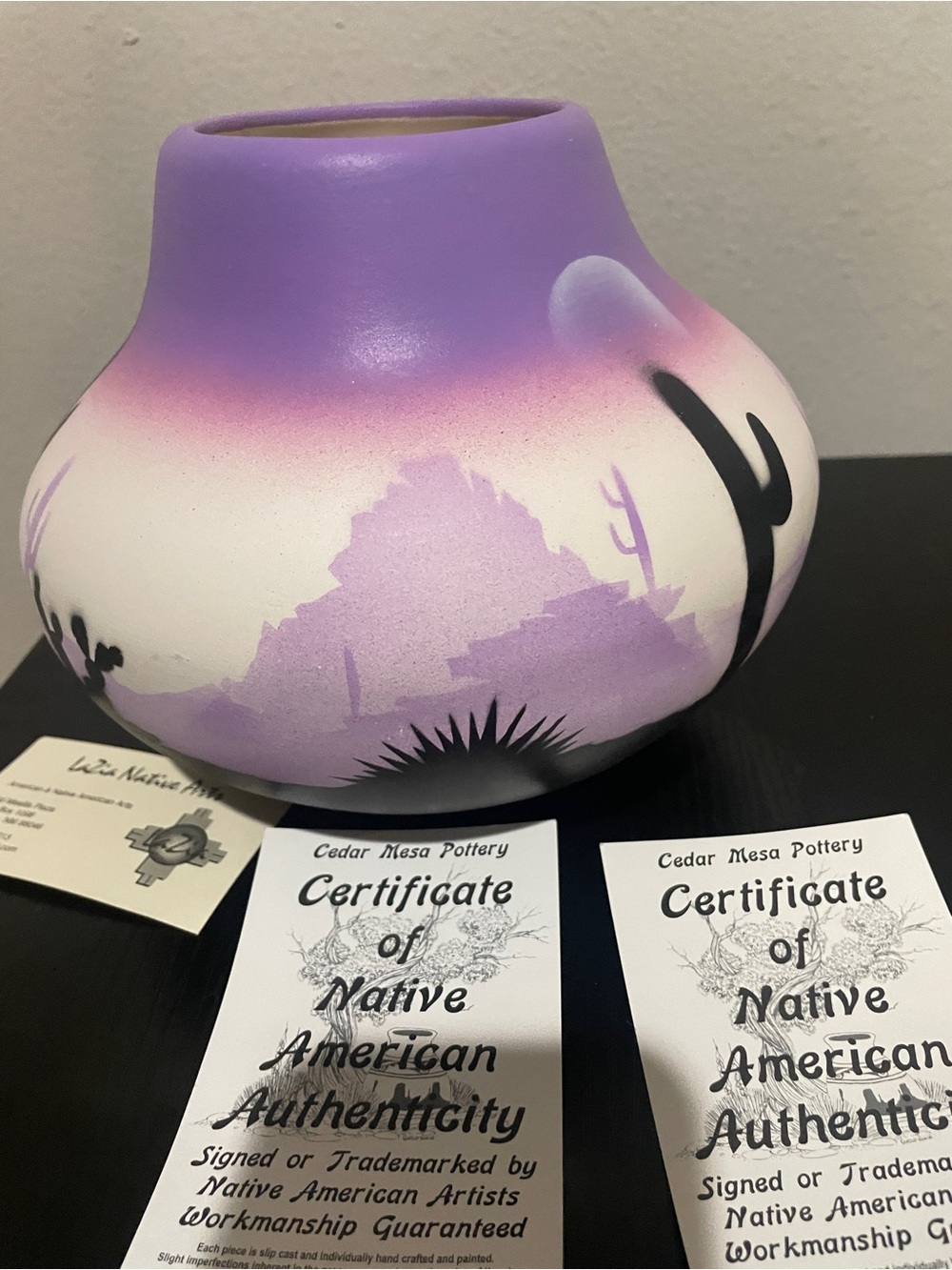 Beautiful Handmade Native American Pot - Picture 7 of 10